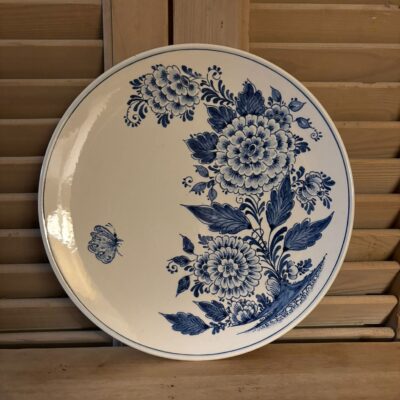 www.queensbrocanteboutique.nl webwinkel brocante vintage curiosa delftsblauw wandbord