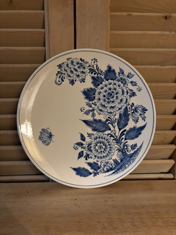 www.queensbrocanteboutique.nl webwinkel brocante vintage curiosa delftsblauw wandbord