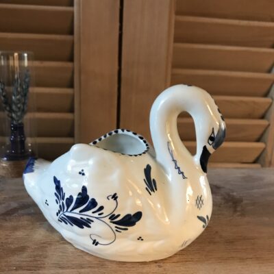 www.queensbrocanteboutique.nl webwinkel brocante vintage curiosa delftsblauw zwaan cadeaubon kadobon